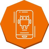 icono de vector de Android