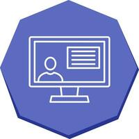 Distance Education Vector Icon