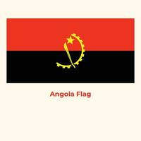 The Angola Flag vector