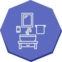 Washbasin Vector Icon