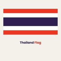 The Thailand Flag vector