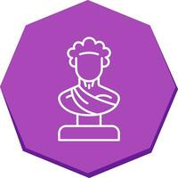 icono de vector de estatua