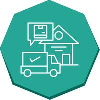 Package Receiving Vector Icon