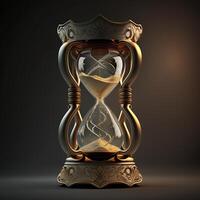 Shining Hourglass with Hourglass. . photo