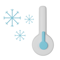 ilustração de ícone de renderização 3d fria png