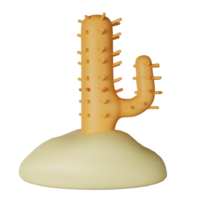 cactus 3d hacer icono ilustración png