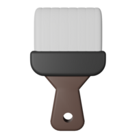 illustration de l'icône de rendu 3d brosse png