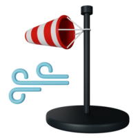 Wind Socket 3D Render Icon Illustration png