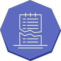 Corrupted List Vector Icon