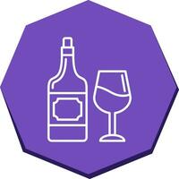 icono de vector de vino