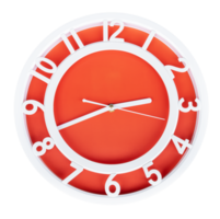 Orange cercle mur l'horloge png