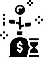 Growth business icon symbol vector image. Illustration of the progress outline infographic strategy  development design image
