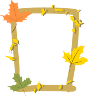 picture frame autumn png