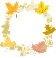 picture frame autumn png