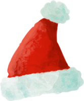 rood hoed de kerstman png