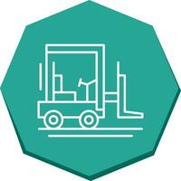 Forklift Vector Icon