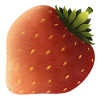 This picture is drawn and painted to look like strawberry. png