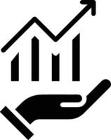 Growth business icon symbol vector image. Illustration of the progress outline infographic strategy  development design image