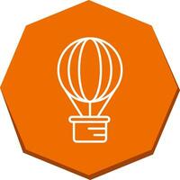 Hot Air Balloon Vector Icon