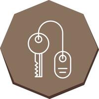 Room key Vector Icon