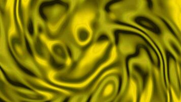 abstrato líquido fundo animação vídeo cenas amarelo, dourado movimento fundo video