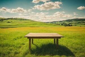Spring background. AI generated photo