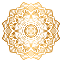 Luxury Mandala Gold Transparent Background In Islamic Arabesque Style For Invitation png