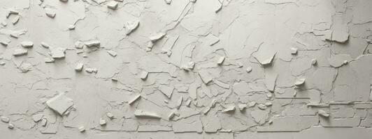 White painted wall texture or background. AI generated photo