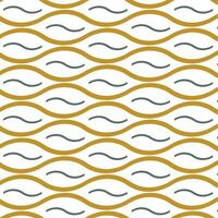 simple abstract gold and silver grey color wavy pattern vector