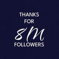 Digital Milestone Celebration Thanking Your Loyal Social Media Followers vector