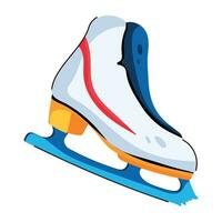 Trendy Ice Skate vector