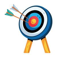 Trendy Archery Game vector