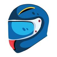 Trendy Racing Helmet vector