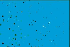 Light Blue, Green vector pattern in polygonal style with circles.