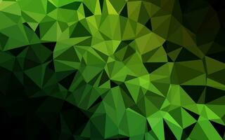 Light Green vector abstract mosaic pattern.