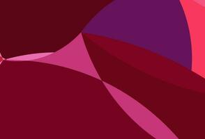 Dark Red vector pattern with curved circles.