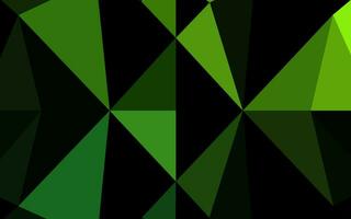 Light Green vector hexagon mosaic texture.