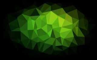 Light Green vector blurry triangle template.