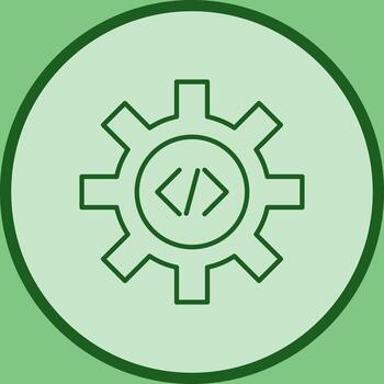 Unique Code Optimization Vector Icon