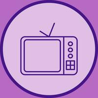 TV Set Vector Icon