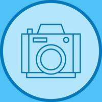 icono de vector de cámara de fotos