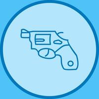Unique Revolver Vector Icon