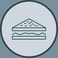 Unique Sandwich Vector Icon
