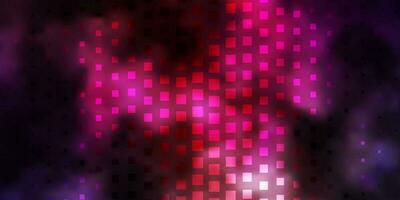 Dark Pink, Blue vector background with rectangles.