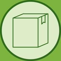 icono de vector de caja