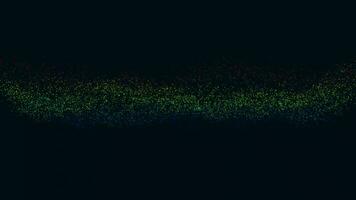 digital particle wave in cyberspace abstract background ,cyber background or technology background video