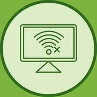 Disconnected Network Vector Icon