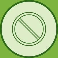 Prohibited Vector Icon