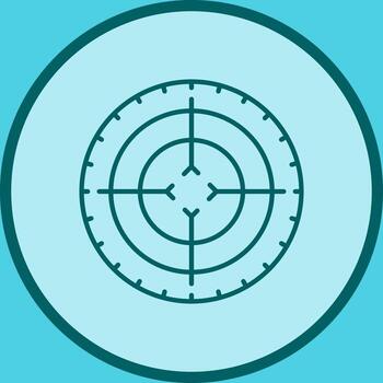 icono de vector de destino