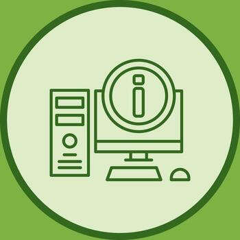 Computer Vector Icon